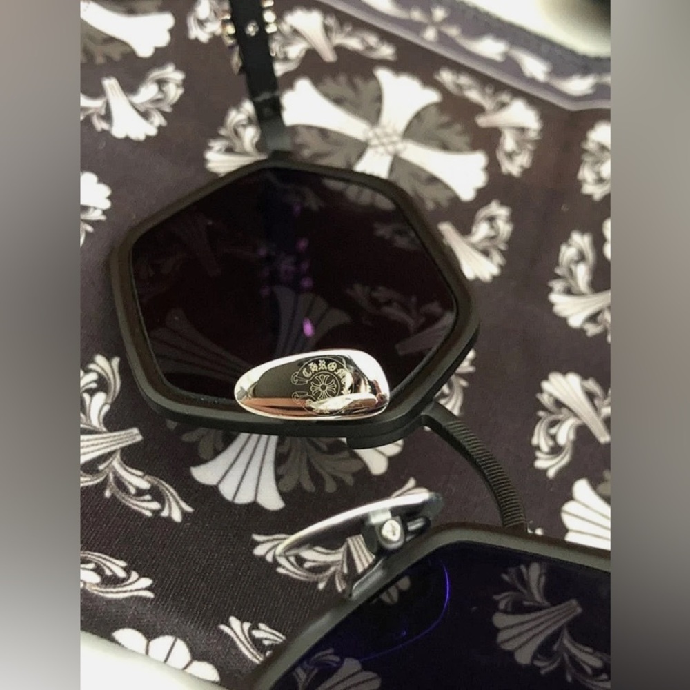 Chrome Hearts Datass sunglasses black lenses 54-21-147 - Picture 3 of 8